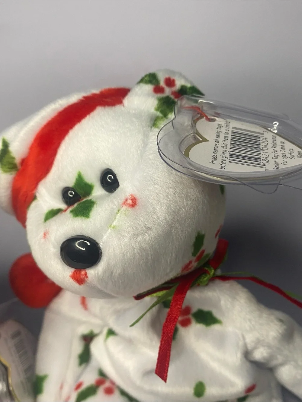 Vintage TY Original 1998 Holiday Teddy Beanie Baby & Zero The Penguin New W/tags